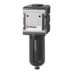 Riegler Mikrofilter »multifix«, mit PC-Behälter, Schutzkorb, BG 4, G 3/4