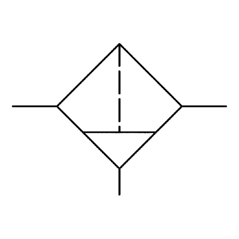 Riegler Filter  »GA «, PC-Beh., Schutzkorb, 5  µm, BG 400, G 1/2, Ablass: VA