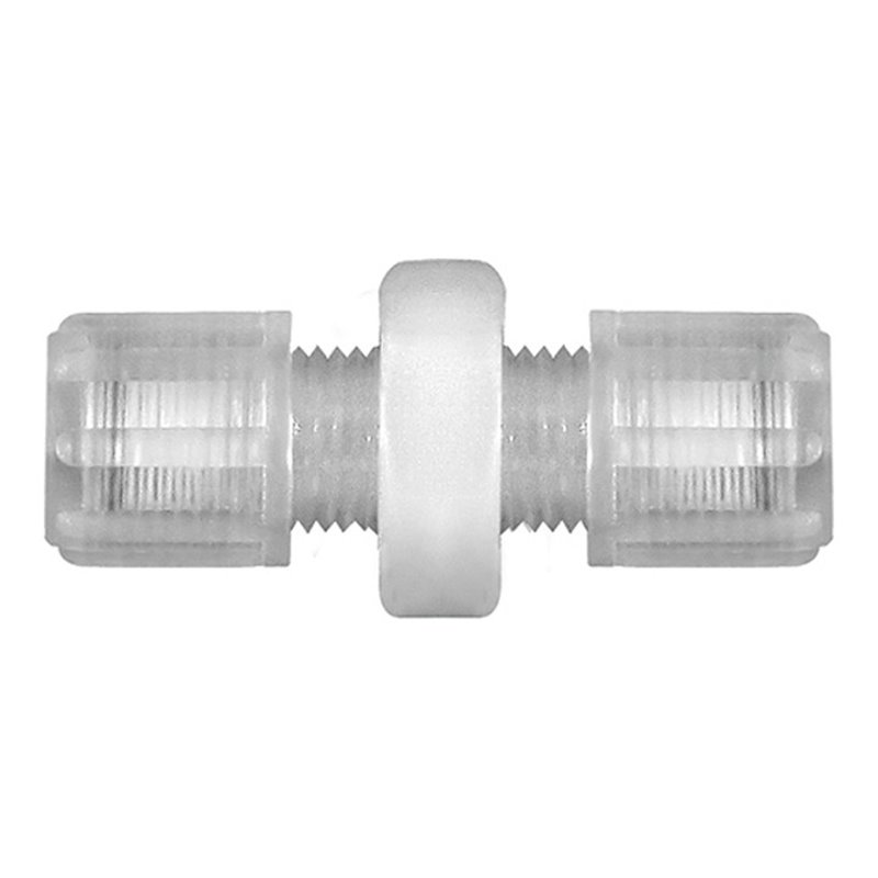 Riegler Gerade Schlauchverbindung, für Schlauch 9/12 mm, SW 24, PFA