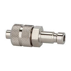 Riegler Nippel für Kupplungen NW 2,7, Edelstahl 1.4404, für Schlauch 4x3