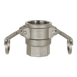 Riegler Kamlok-Schnellkupplungsdose mit IG, Typ D, ES 1.4401, G 3