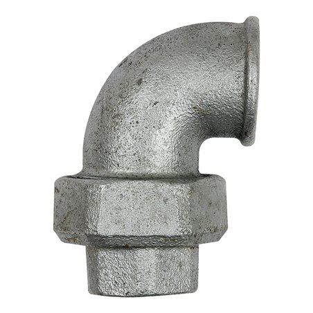 Riegler Verschraubung Bogen 96 IG/IG, Rp 2 1/2, schwarzer Temperguss