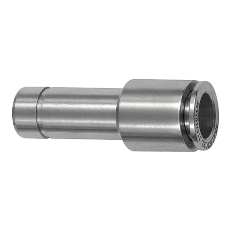 Riegler Gerade Steckverb., Nippel 14 mm, red., Schlauch-Ã˜ 12, ES1.4404