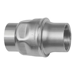 Riegler Rückschlagventil, leichte Bauweise, ES 1.4301, G 1, 0,03 bar