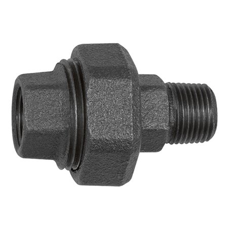 Riegler Verschraubung 341, konisch dicht., R 3, Rp 3, Temperg. schw.