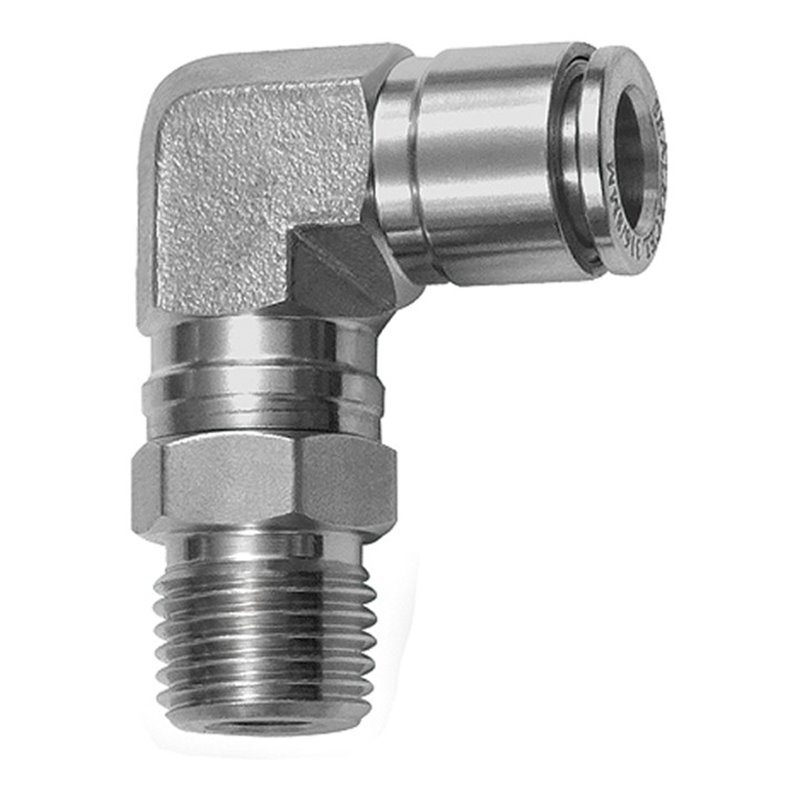 Riegler L-Steckverschraubung, drehbar, R 1/4 a., Schlauch-Ã˜ 4, ES 1.4404