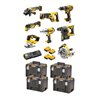 DEWALT Akku-Schlagbohrschrauber-Set 18V / 5Ah DCD 796, DCF 899 HN, DCH 273, DCG 405, DCS 367, DCS 355, DCS 570, DCS 334, DCB 184