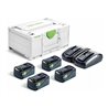 Festool Energie-Set SYS 18V 4x5,0/TCL 6 DUO