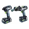 Festool Akku-Schrauber- und Bohrer-Set TID 18 5,0/4,0-Set TPC 18/4