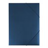 Eichner PP-Collegemappen A3 + 3 Flügelklappen und Eckspann-Gummi blau