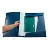 Eichner PP-Collegemappen A3 + 3 Flügelklappen und Eckspann-Gummi blau