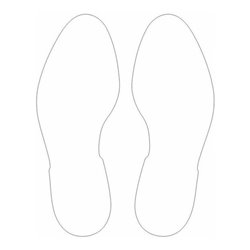 Eichner Bodenmarkierung Fußabdruck links+recht