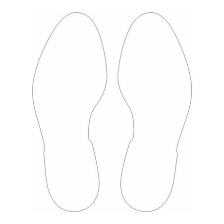 Eichner Bodenmarkierung Fußabdruck links+recht