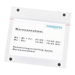 Eichner PVC-Magnetsichttasche transparent A5 que