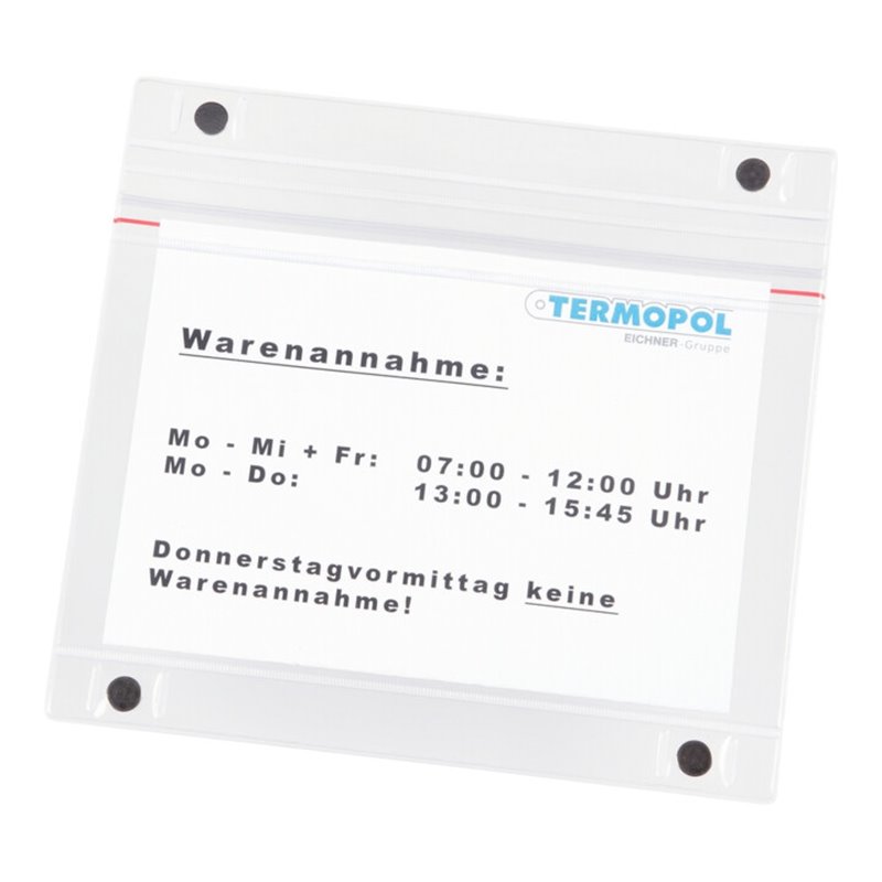 Eichner PVC-Magnetsichttasche transparent A5 que