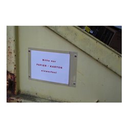 Eichner PVC-Magnetsichttasche transparent A5 que