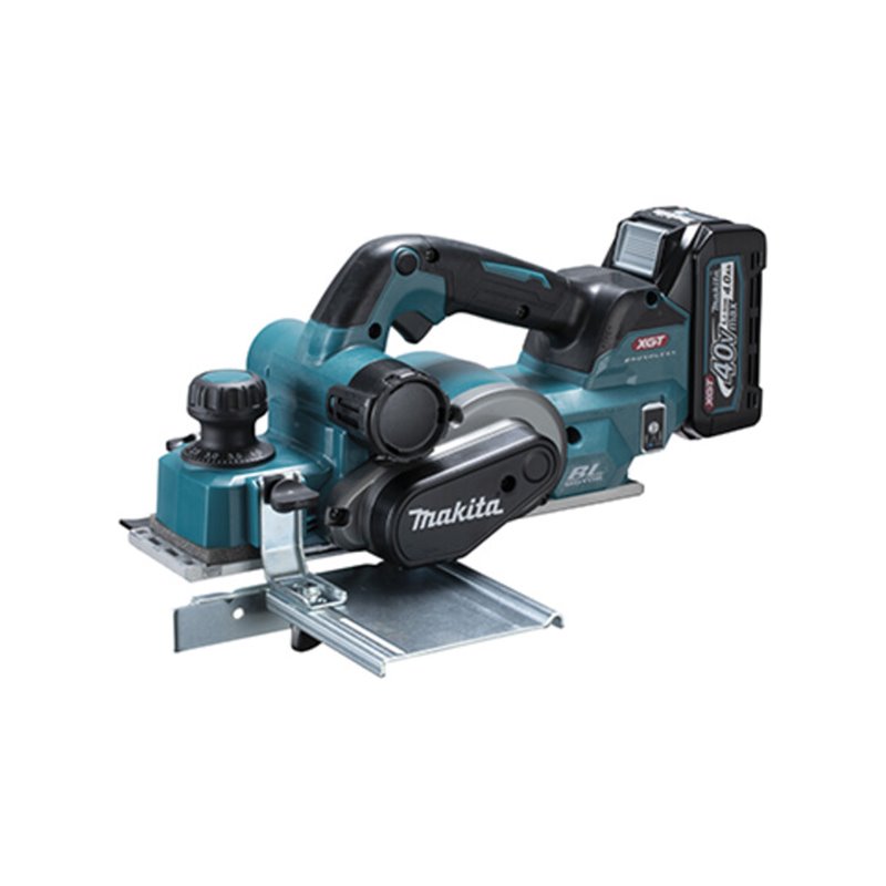 Makita Akku-Hobel 40V max. / 4,0 Ah, 2 Akkus + Ladegerät im MAKPAC