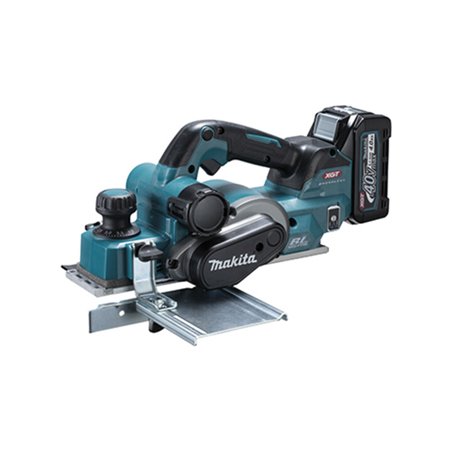 Makita Akku-Hobel 40V max. / 4,0 Ah, 2 Akkus + Ladegerät im MAKPAC