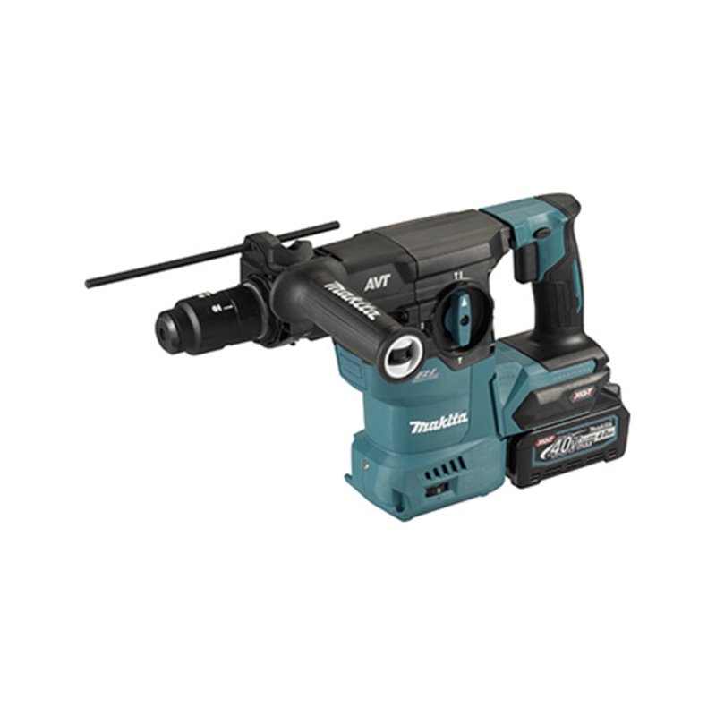 Makita Akku-Kombihammer 40V max. mit Schnellwechselfutter / 4,0 Ah, 2 Akkus + Ladegerät im Transportkoffer