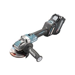 Makita Akku-Winkelschleifer 40V max. / 4,0 Ah, 2 Akkus + Ladegerät im MAKPAC