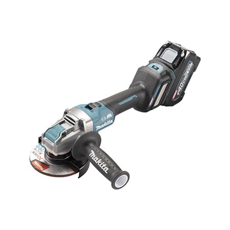 Makita Akku-Winkelschleifer 40V max. / 4,0 Ah, 2 Akkus + Ladegerät im MAKPAC