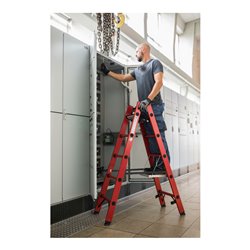 MUNK Sprossen-Stehleiter GFK