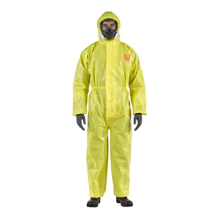 Ansell Schutzoverall Typ 3/4/5 AlphaTec 3000, gelb, Unisex-Größe: XL