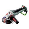Metabo Akku-Winkelschleifer WPBA 18 LTX BL 15-150 Quick DS mit Bremse, Schnellspannmutter, drehbarem Akkupack, Totmannschalter m