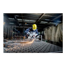 Metabo Akku-Winkelschleifer WPBA 18 LTX BL 15-150 Quick DS mit Bremse, Schnellspannmutter, drehbarem Akkupack, Totmannschalter m