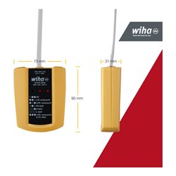 Wiha Steckdosentester 230 V AC, CAT II inkl. 2x AAA-Batterien