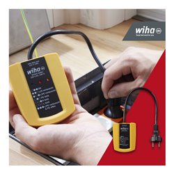 Wiha Steckdosentester 230 V AC, CAT II inkl. 2x AAA-Batterien