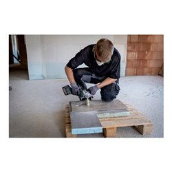 Metabo Akku-Winkelschleifer W 18 L BL 9-125 metaBOX 165 L 18V 2x4Ah Li-Power + ASC 55