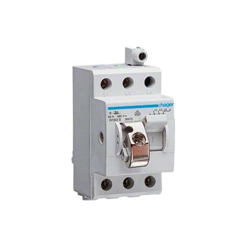 Hager Ausschalter 63A,3-pol,sperrbar SH363S