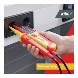 Wiha Spannungs- und Durchgangsprüfer 12 - 1.000 V AC, CAT IV inkl. 2x AAA-Batterien