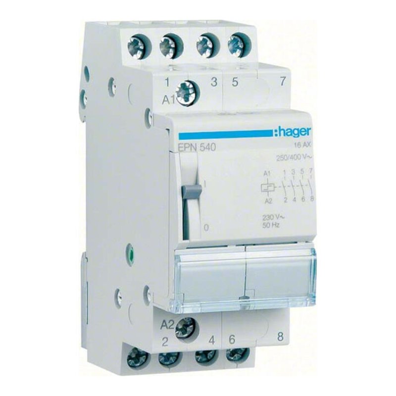 Hager Fernschalter 4S, 230V,16A EPN540