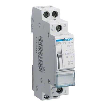 Hager Fernschalter 2S, 12V,16A EPN521