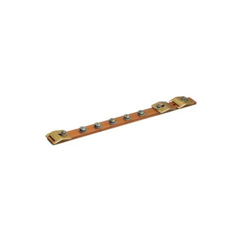 Hager Erdungsschiene,Univers CU 20x5mm,1-feld UZ010