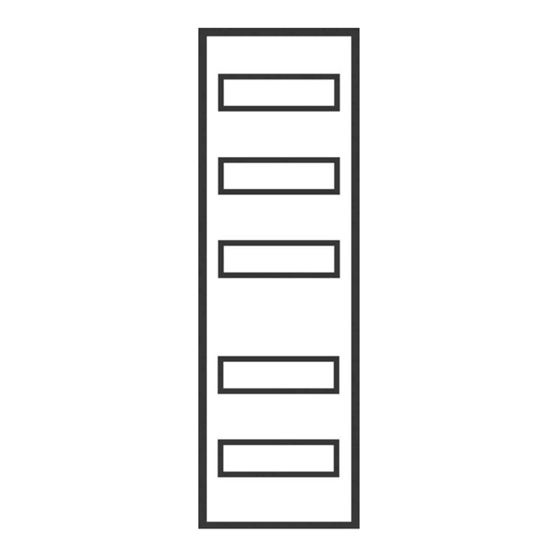 Hager Einbausatz, universZ 750mm,VT,5reihig ZU15S