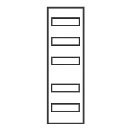 Hager Einbausatz, universZ 750mm,VT,5reihig ZU15S