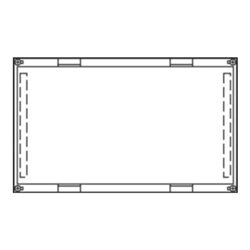 Hager Baustein, universN H300xB500mm UE22E0
