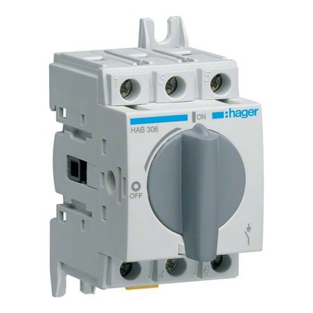 Hager Lasttrennschalter 3P 63A HAB306