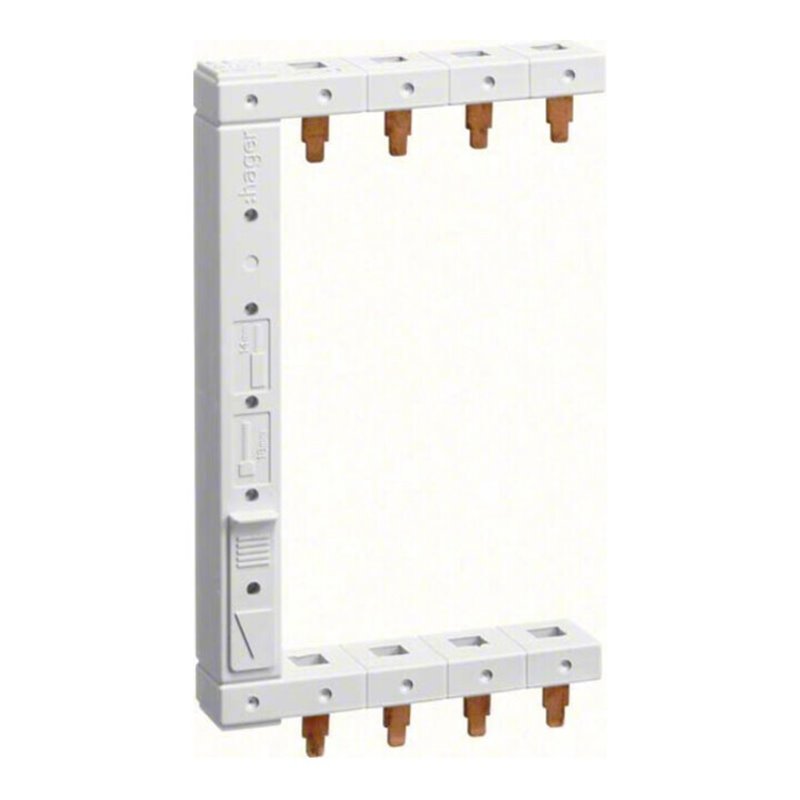 Hager Phasenschiene 3+N 2-reih.links KCF663L