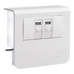 Tehalit GeräteträgerDatenanschluss 2xCat.6A/SL20x55 vw SL200559079016