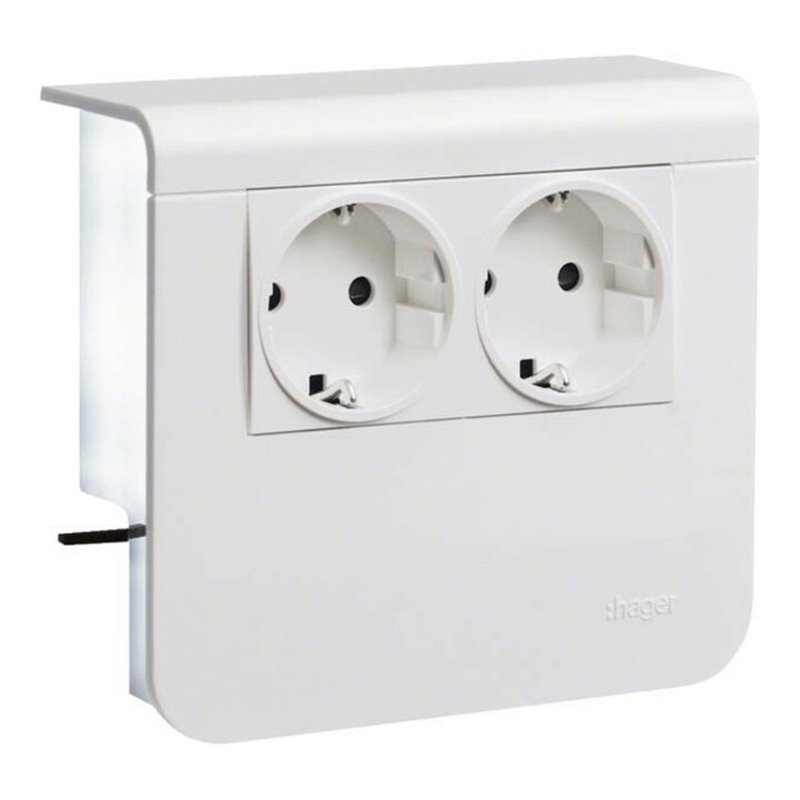 Tehalit Geräteträger Std 2-fach vorverdrahtet SL200559009016