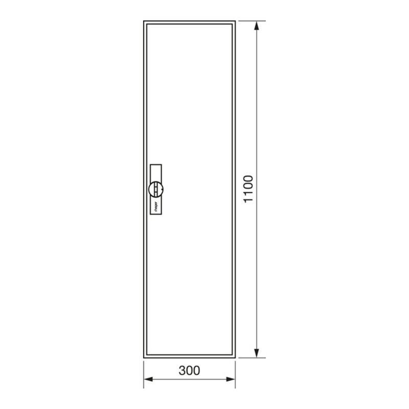 Hager Zählerschrank,universZ 1100x300x205,IP44 ZB31S