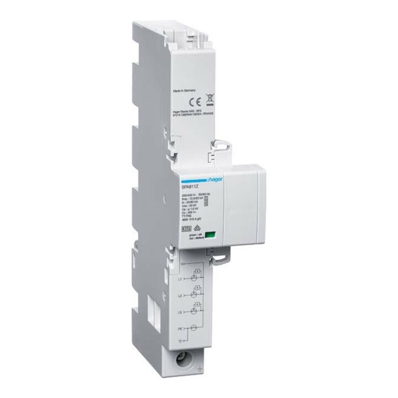 Hager Kombiableiter 4P T1+T2+T3 SPA811Z