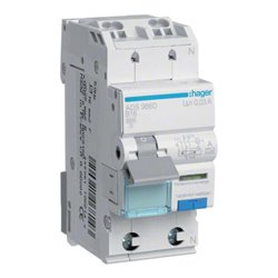 Hager FI/LS-Schalter 1P+N 6kA C-16A 30mA ADS966D
