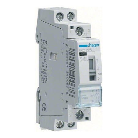 Hager Installationsrelais 16A 2S+2Ö 230V ERC418