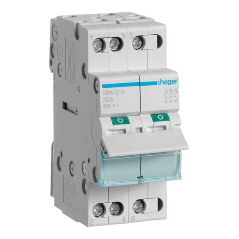 Hager Ausschalter 3P 16A SBN316