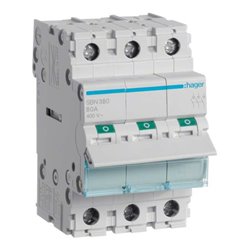 Hager Ausschalter 3P 80A SBN380